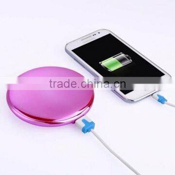 Universal Battery Charger Make-up Mirror Power Bank Lady Gifts Power Bank photo-4