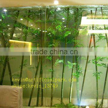 Hotel Lobby Decoration Bamboo Plant Stand Bamboo Poles Cheap Artificial Artificial Bamboo photo-2