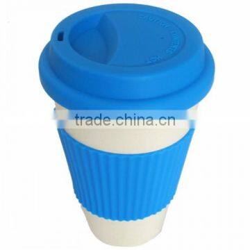 Disposable Biodegradable Bamboo Coffee Cup with Lid / Bamboo Cup