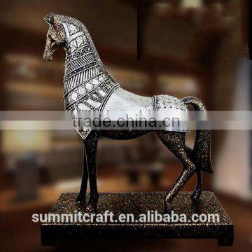 American Antique Resin Horse Statue photo-2