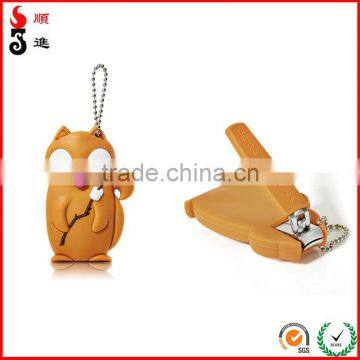 Wholesale Silicone Cute Animal Nail Clipper Sfor Fingernails and Toenails photo-3