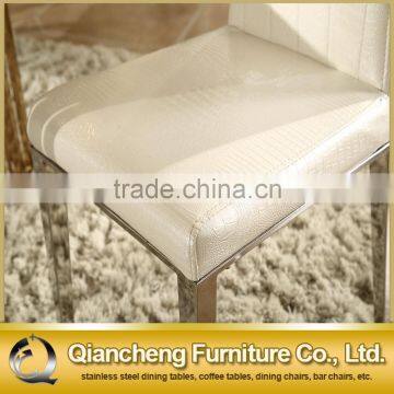 Hot Sale Simple Design Stainless Steel Legs Dining Chair photo-3