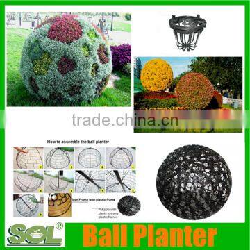 Plastic Frame Flower Ball Planter Pots Flower Ball Pots photo-3