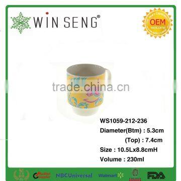 Tall Porcelain Coffee Mugs With Ring photo-2