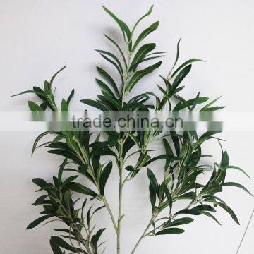 Artificial Olive Branch Fake Olive Leaves Silk Olive Spray photo-3