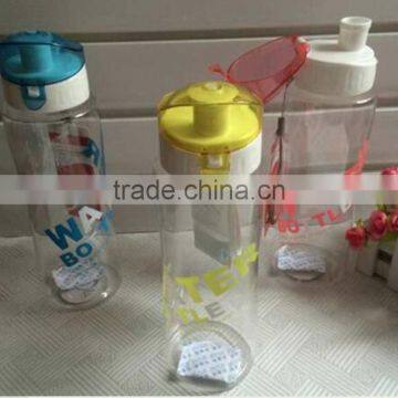 800ml Large Capacity Plastic Sports Water Bottle Drinking Bottle