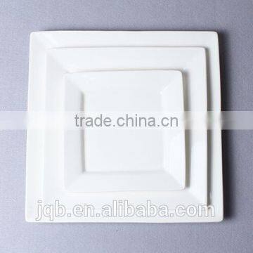 Customized White Ceramic Square Dinner Plates photo-2