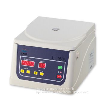 Lab Centrifuge 4,500rpm Benchtop Centrifuge Brushless Motor 8 x 15ml (L-450A)