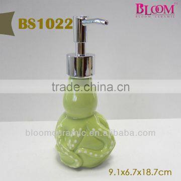 Ceramic octopus shape hotel body lotion bottle