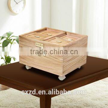 Custom Antique design wooden rice box for sale