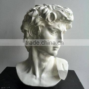 Polyresin character head decoration