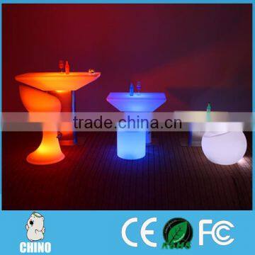LED Restaurant Table With Chair Dining Table LED Coffee Table CT-8856 photo-4