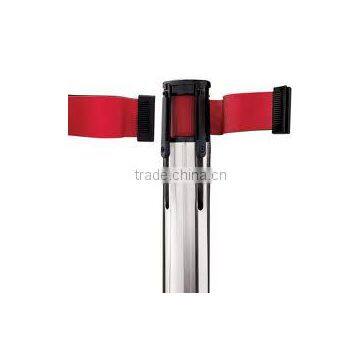 retractable belt barrier/crowd control barrier/queue belt barrier