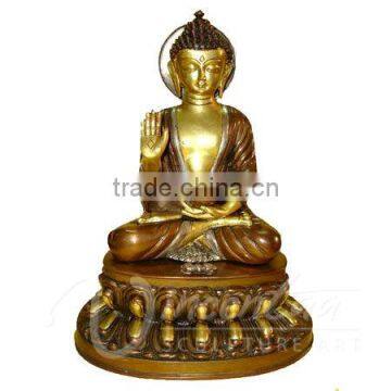 Indoor Decoration Religious Style Brass Fengshui Buddha India for Sale photo-4