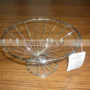 Metal Wire Material Fruit Basket ,bowl Calathus photo-2