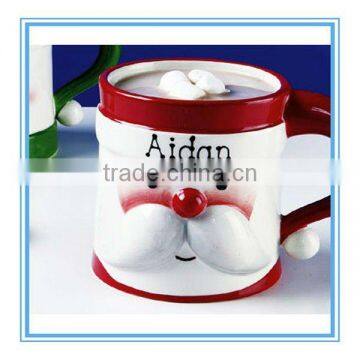 Christmas Ceramic candle holder in cup shape