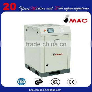 11KW 15HP Stationary screw silent air compressor SMAC-11A