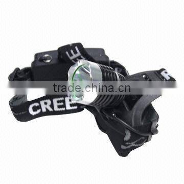 CREE XML T6 LED Headlight Headlamp Torch Flashlight 1600lm + 2 x Rechargeable 18650 Battery, Waterproof Design