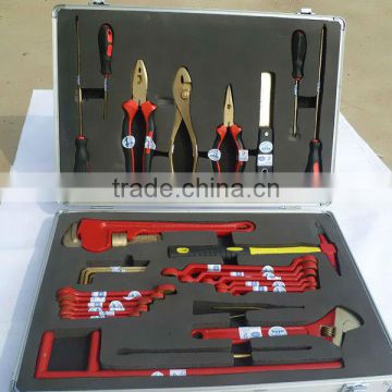 No-spark tool set , anti magnetic tools equipment