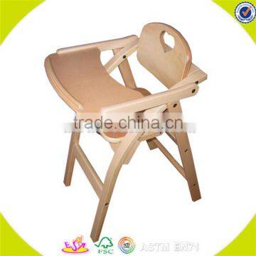 Wholesale Wooden Dining Feed Chair Toy for Kids High Baby Feeding Chair Toy for Children W08F007 photo-5