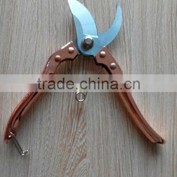 8.5 Inch Copper Plating Hand Tool/pruner Scissors/pruning Shears Trees/garden Tools photo-4