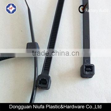 Black nylon cable tie/zip tie