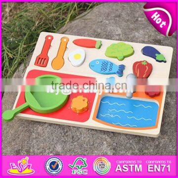 New Design Preschool Play Food Wooden Toy Kitchen Accessories for Kids W10B187 photo-2