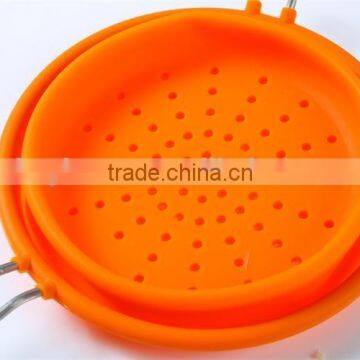 Silicone Food Strainer Food Steamer Combo Colander ,The Magic Strainer photo-5