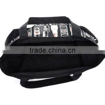 Fashion Lipstick Printing Canvas Shopping Tote Bag,Large Capacity Shopping Bag photo-5