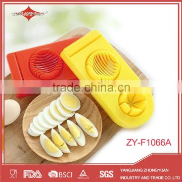 multi-functional double head plastic egg slicer