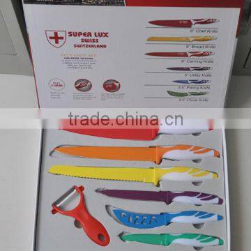 Colorful Non-stick Coating Knife Set in EVA Gift Box photo-4