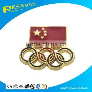 Promotional Five- Interlocked Rings Shaped Badge in Hot Sale photo-5