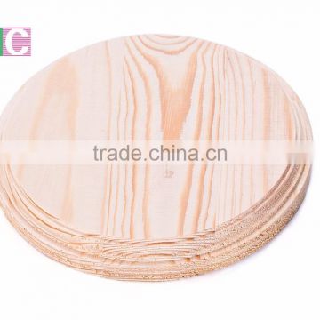 2016 Handcraft Unfinished Round Wooden Serving Plate