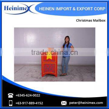 High Quality Red Christmas Mailbox photo-4