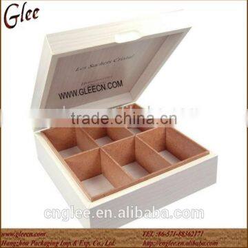 Custom Made Tea Bag Storage Boxes, Pine Wood Gift Box