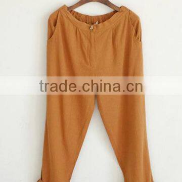 women linen indian harem pants suit wholesale