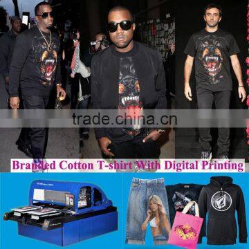 3d digital printing cotton t-shirt or other fabric composition textile