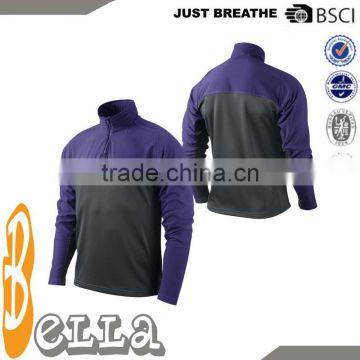 long sleeve half zipper china manufacturer cheap mens tennis clothes tennis jacket