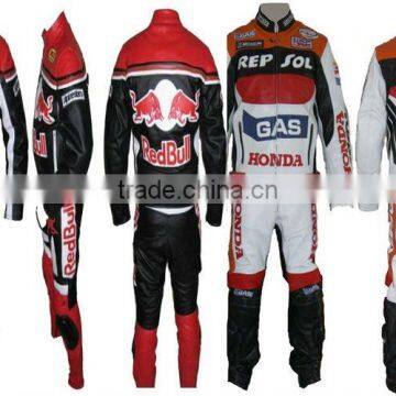 Motorbike Motorcycle Leather Racing Suit