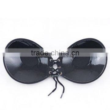 Sexy Big Breast Girls New Fashion Push up Invisible Silicone Bra photo-3