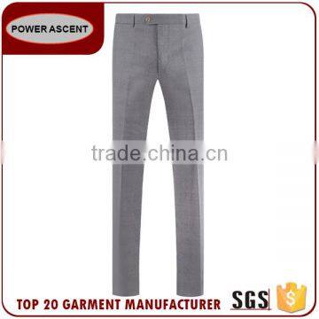 New Design Men Light Grey Checked Formal Pants Designs