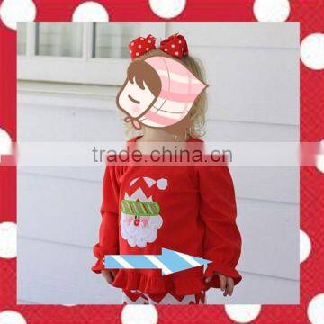 Baby Outfit Wholesale Children Boutique Remake Red White Stripe Pajamas Christmas Stripe Pajamas photo-5