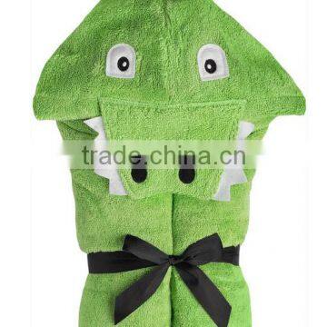 Trade Assurance Applique Animal Baby Hooded Towel Fabric Cotton/custom Terry Baby Towel With Hood for Bath