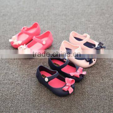 S16855A Children cute cartoon sandals new kids plastic jelly shoes