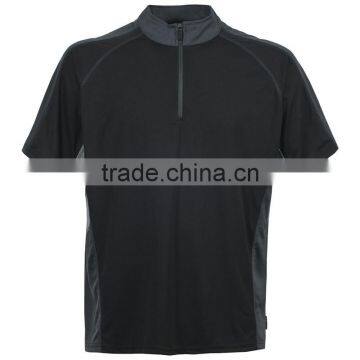 Hot Sale Fashion 100% Cotton Soft Black Polo T-shirt