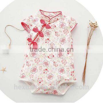 Short Sleeves Printed Cartoon Baby Clothes Set Romper photo-4