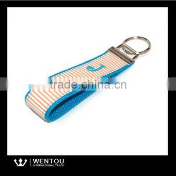 Hot Selling Monogram Webbing Seersucker Key Fob photo-5