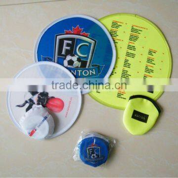 promotional custom polyester sports frisbee