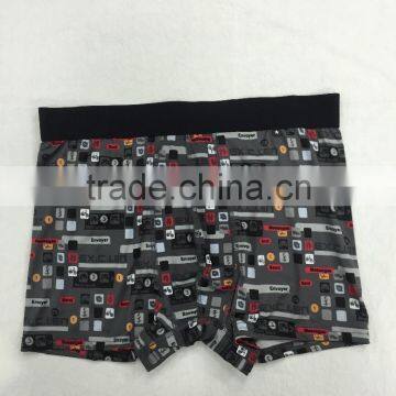 OEM Milk Silk Healthy Soft & Comfortable Men Printed Boxer Shorty photo-2