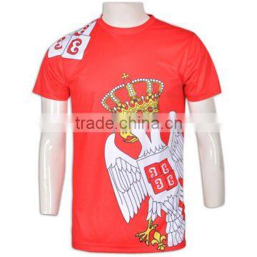 BSCI/ISO9001 Factory Dry Fit Breathable Fabric Italy Sublimation Ink Hotsale Cheap Custom Sports t Shirts photo-2